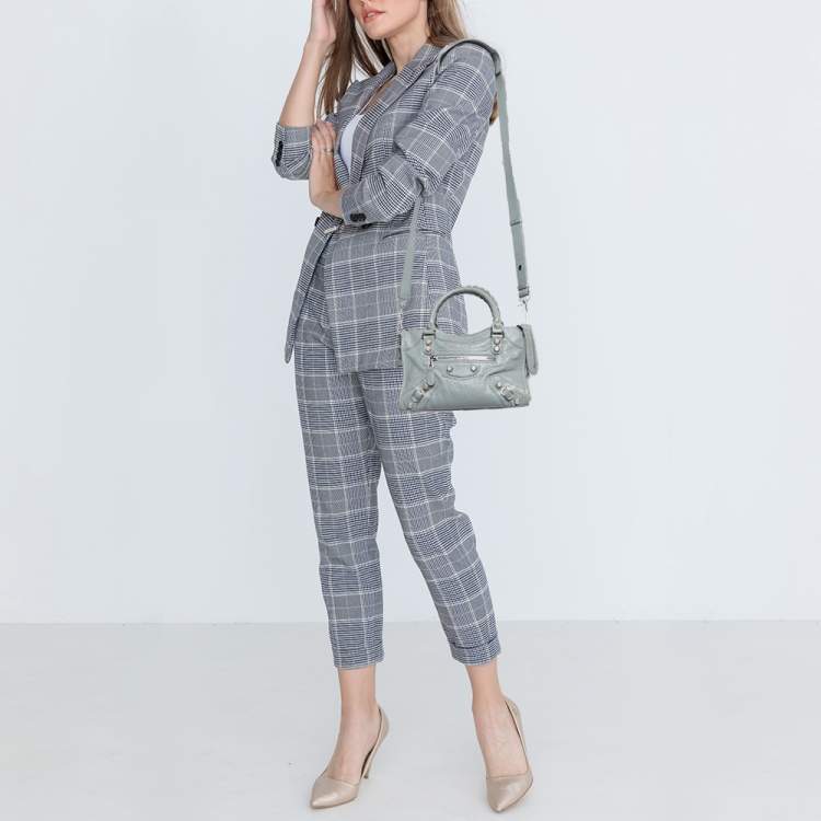 مملوكة مسبقًا Balenciaga Ciment Leather Mini RH City Tote