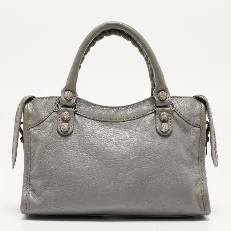 مملوكة مسبقًا Balenciaga Ciment Leather Mini RH City Tote