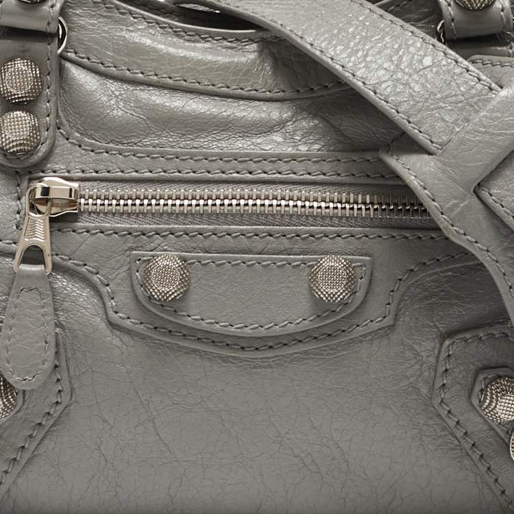 مملوكة مسبقًا Balenciaga Ciment Leather Mini RH City Tote