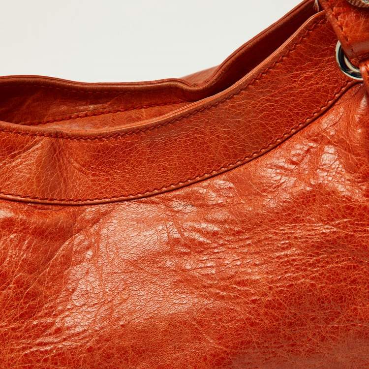 Pre Owned Balenciaga Automne Leather GSH City Tote