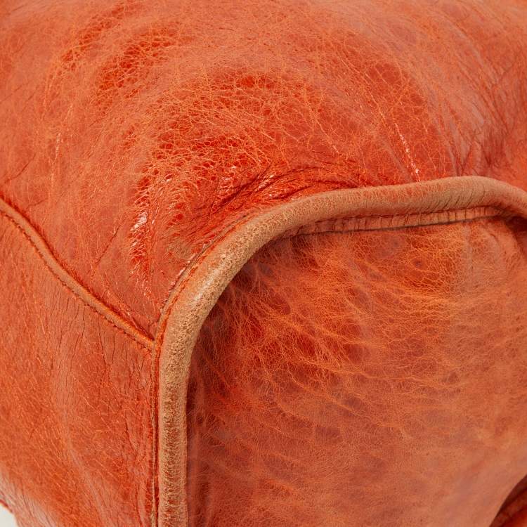 Pre Owned Balenciaga Automne Leather GSH City Tote
