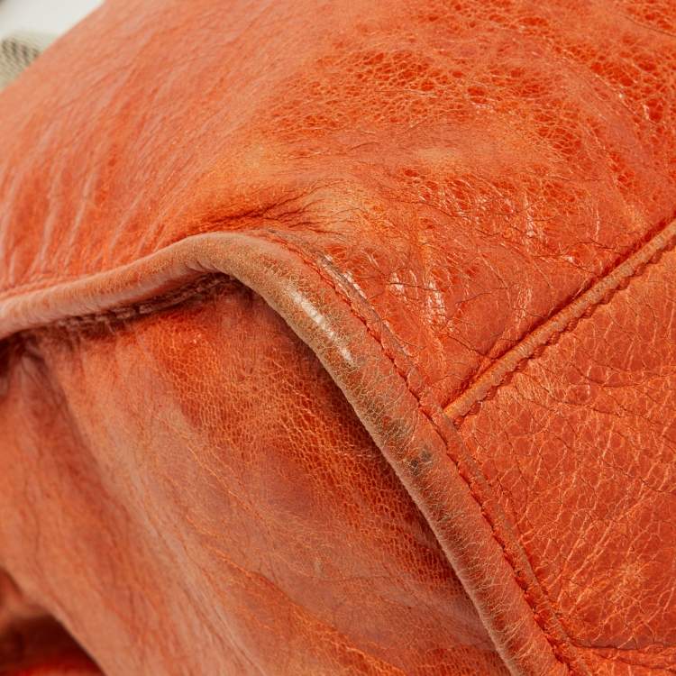 Pre Owned Balenciaga Automne Leather GSH City Tote