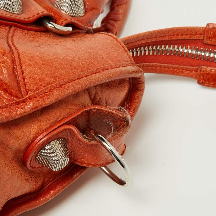 Pre Owned Balenciaga Automne Leather GSH City Tote