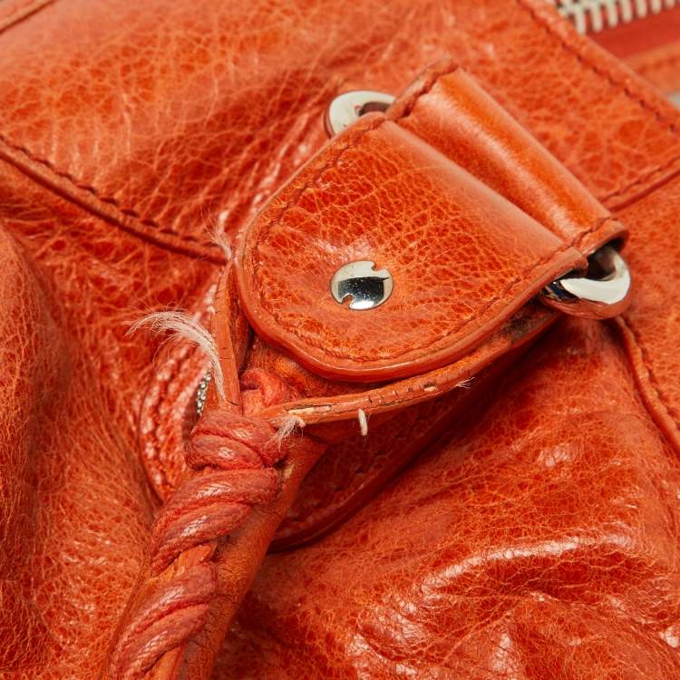 Pre Owned Balenciaga Automne Leather GSH City Tote