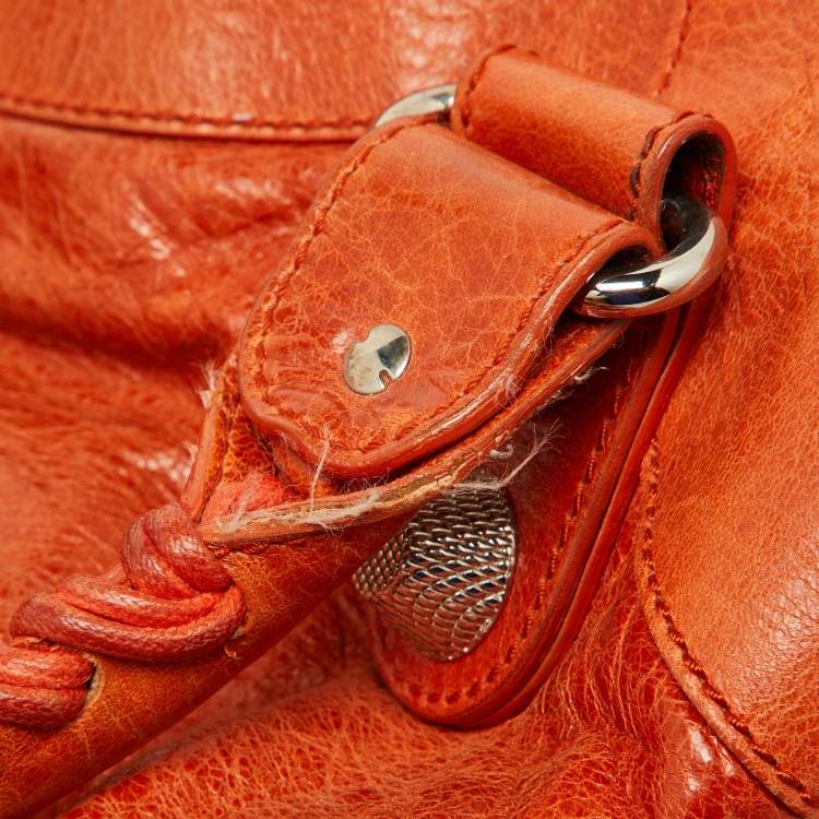 Pre Owned Balenciaga Automne Leather GSH City Tote