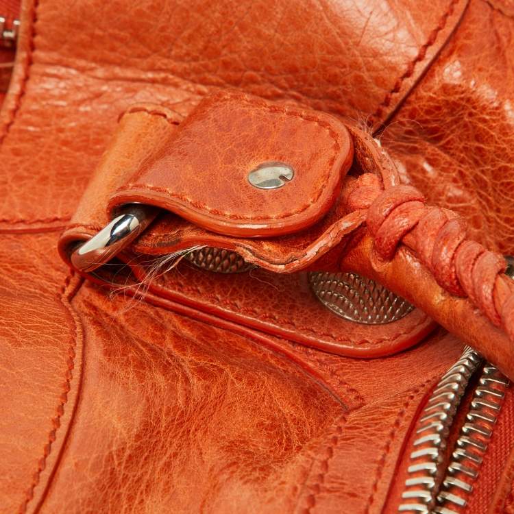 Pre Owned Balenciaga Automne Leather GSH City Tote