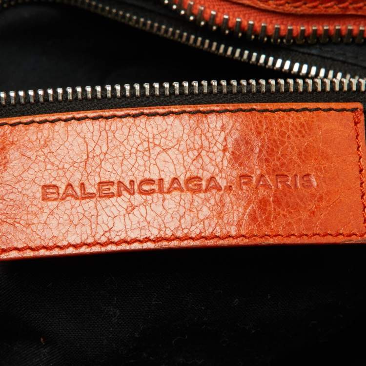 Pre Owned Balenciaga Automne Leather GSH City Tote