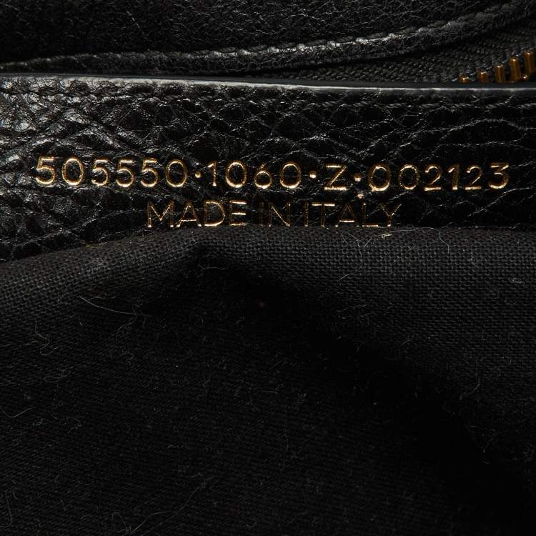Pre Owned Balenciaga Black Graffiti Leather City Tote