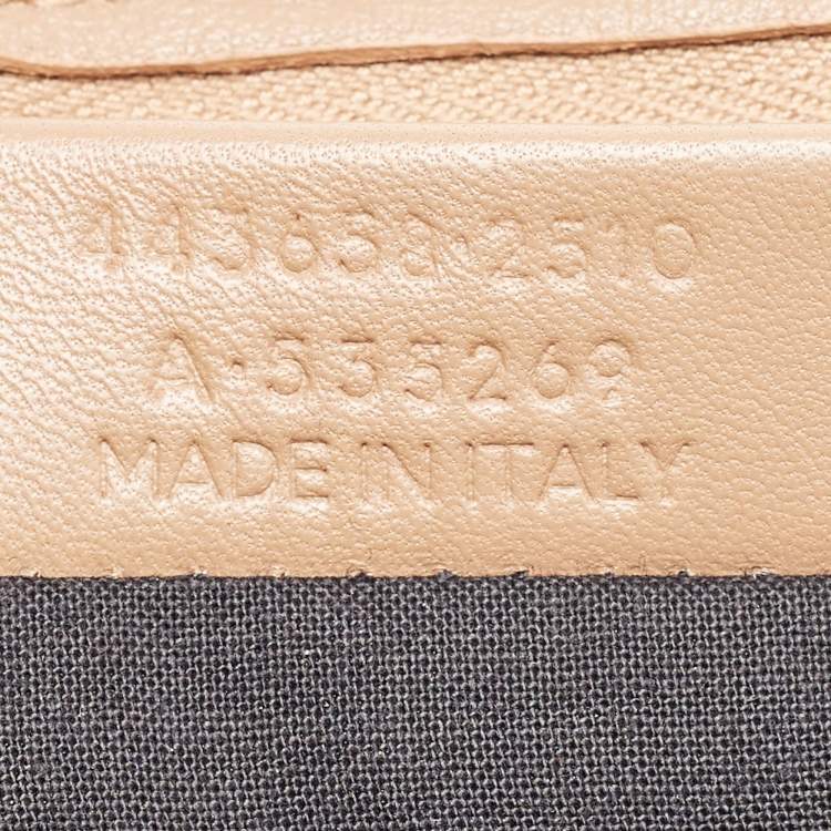 Pre Owned Balenciaga Brown Shealing and Leather Bazar Pouch