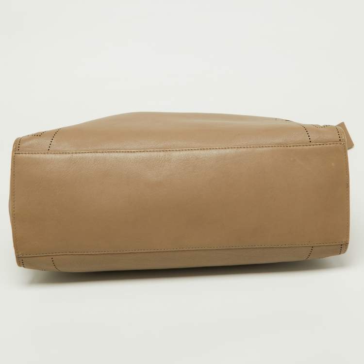 Pre Owned Balenciaga Gris Glace Leather Blackout Classic City Bag