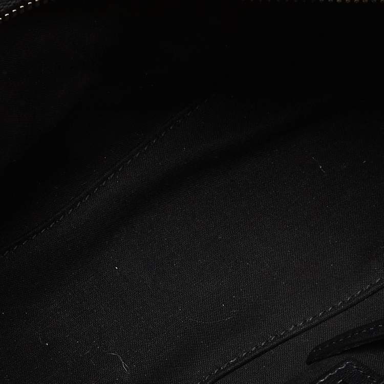Pre Owned Balenciaga Black BB Monogram Canvas XS Neo Cagole Bag