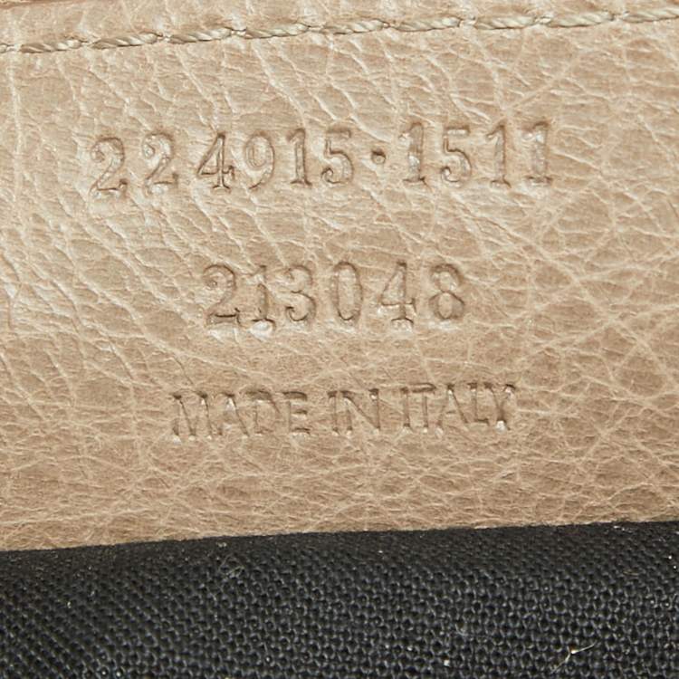 Pre Owned Balenciaga Beige Leather Classic Envelope Clutch