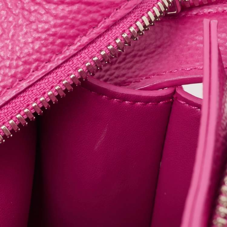 Pre Owned Balenciaga Pink Leather Mini Neo Classic Bag
