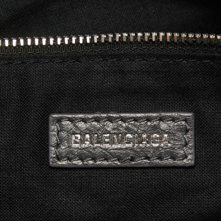 Pre Owned Balenciaga Grey Leather RSH Classic City Tote