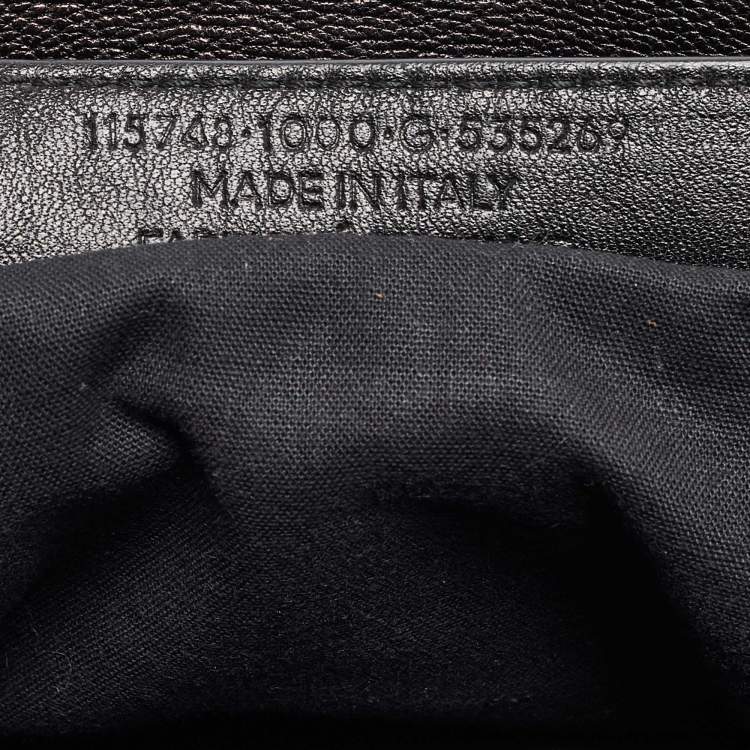 Pre Owned Balenciaga Black Leather Metallic Edge Classic City Tote