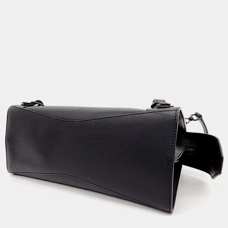 Pre Owned Balenciaga Black Leather Neo Classic Satchel