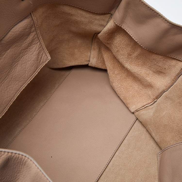 Pre Owned Balenciaga Rose Aubepine Leather Papier A4 Tote