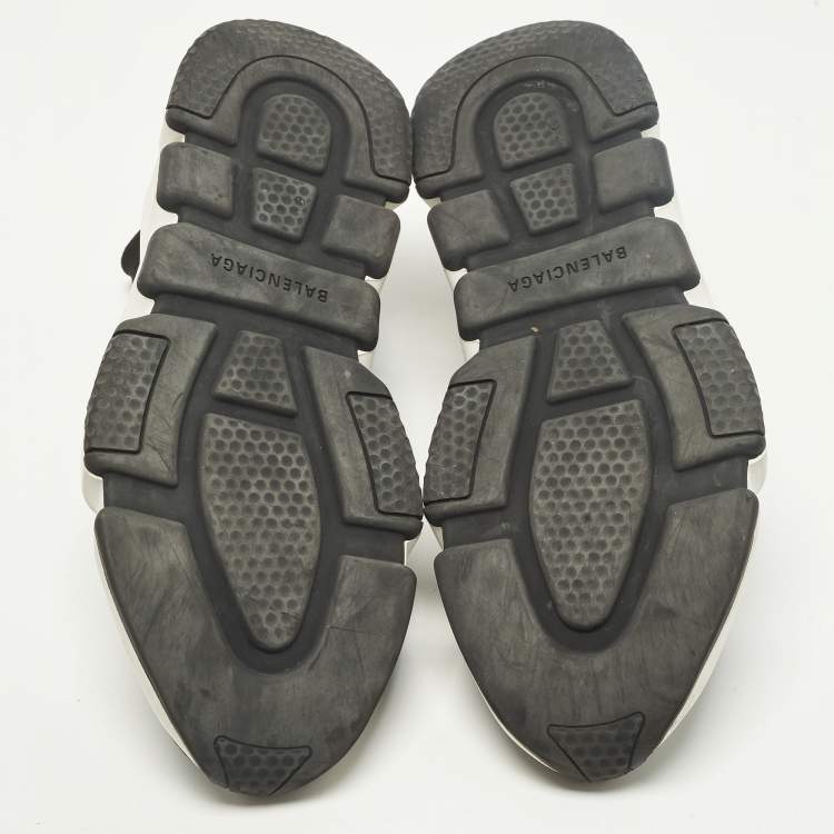 مملوكة مسبقًا Balenciaga Speed Trainer Size 43 Black Knit Fabric High Top Sneakers