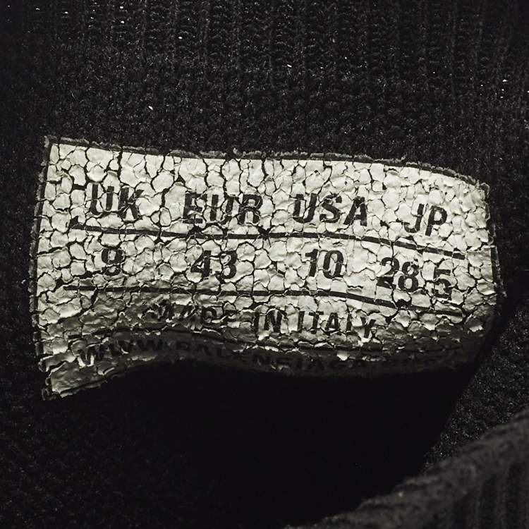 مملوكة مسبقًا Balenciaga Speed Trainer Size 43 Black Knit Fabric High Top Sneakers