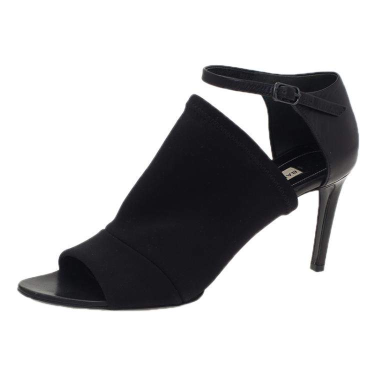Balenciaga Black Rubberised Neoprene Glove Sandals Size 38 Balenciaga ...