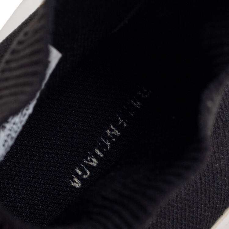 Pre Owned Balenciaga Black Knit Fabric Sock Sneakers Size 41