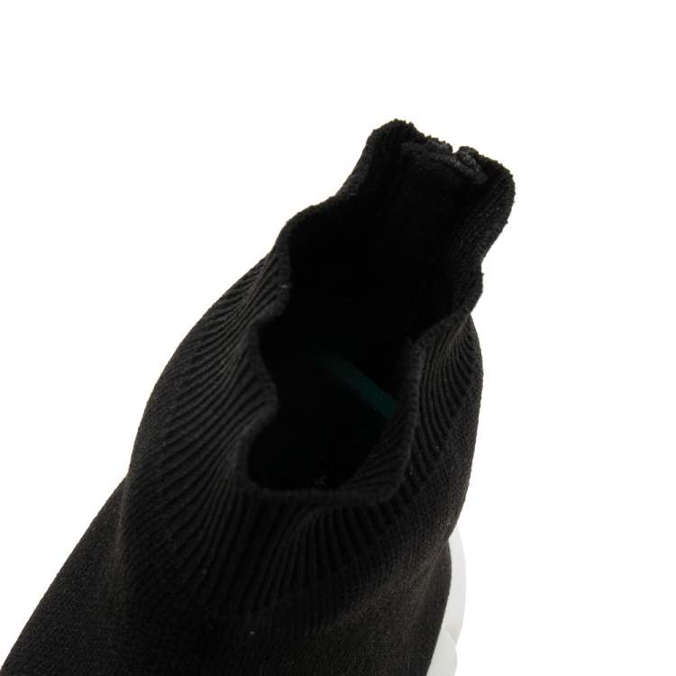 Pre Owned Balenciaga Black Knit Fabric Sock Speed High-Top Sneakers Size 38