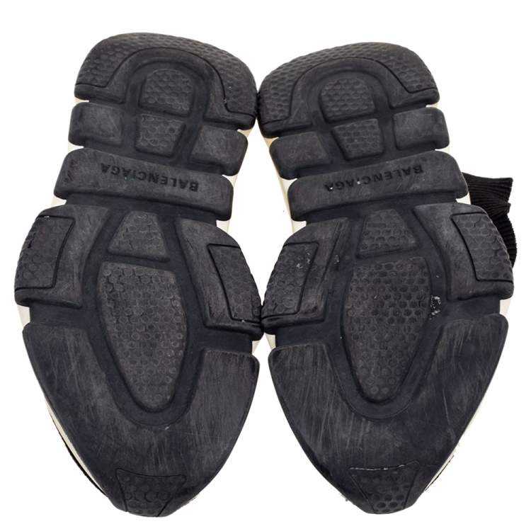 مملوكة مسبقًا Balenciaga Black Knit Fabric Speed Trainer Sneakers Size 36