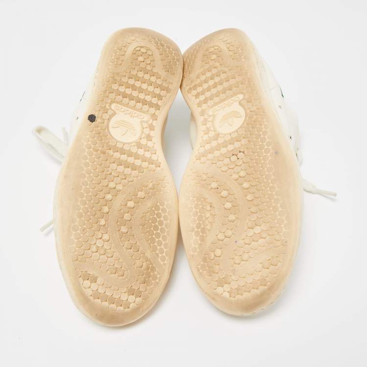 Pre Owned Balenciaga White Leather Low Top  Sneakers Size 36