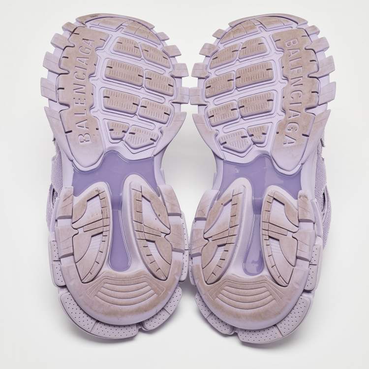Pre Owned Balenciaga Lilac Mesh Track Mule Sneakers Size 39