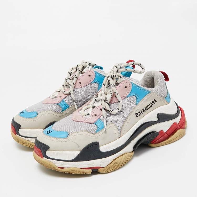 Balenciaga triple discount s pink blue