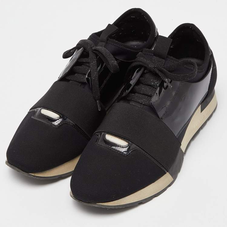 Fashion black suede balenciaga sneakers