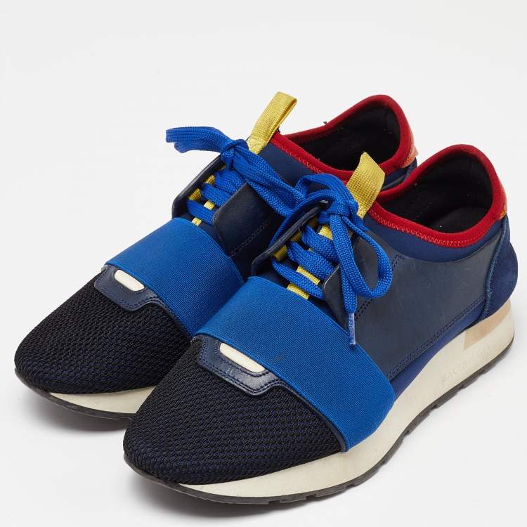 Balenciaga runners womens navy online