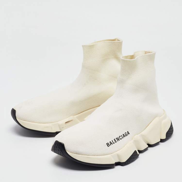 Balenciaga speed trainer off white on sale