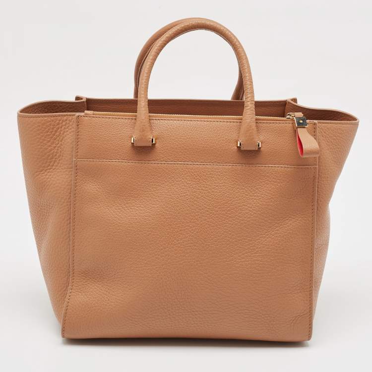 Pre Owned Ballin Brown Leather Amal Tote