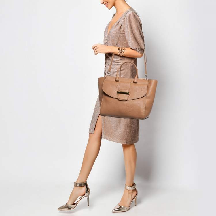 Pre Owned Ballin Brown Leather Amal Tote