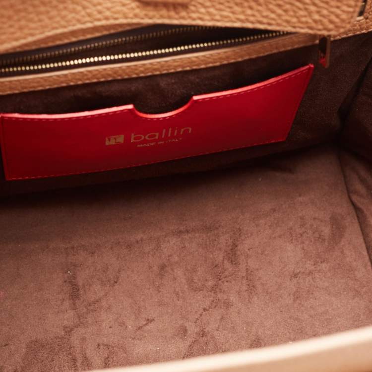 Pre Owned Ballin Brown Leather Amal Tote
