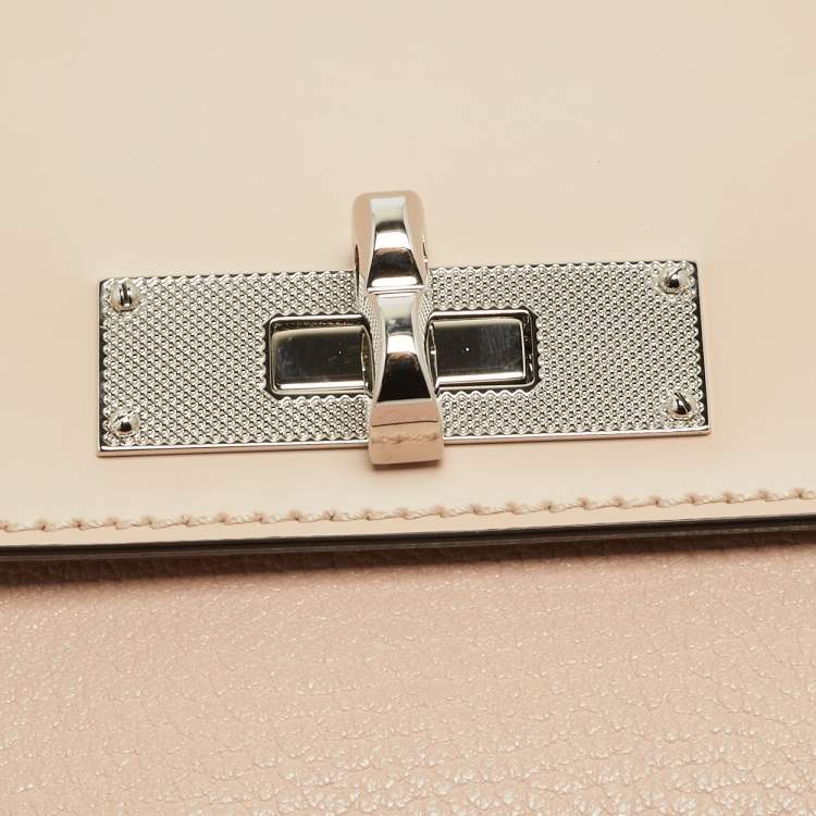 مملوكة مسبقًا Bally B Turn Beige Small Leather and Suede Top Handle Bag