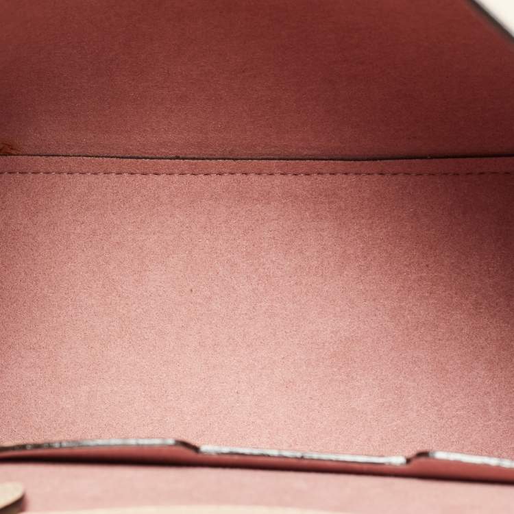 مملوكة مسبقًا Bally B Turn Beige Small Leather and Suede Top Handle Bag