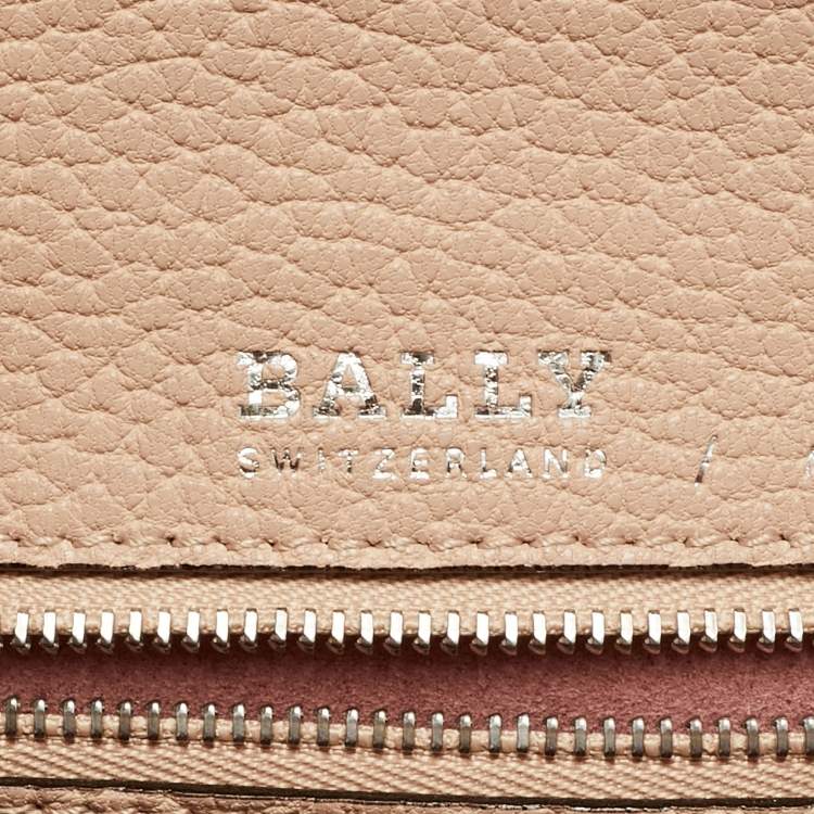 مملوكة مسبقًا Bally B Turn Beige Small Leather and Suede Top Handle Bag