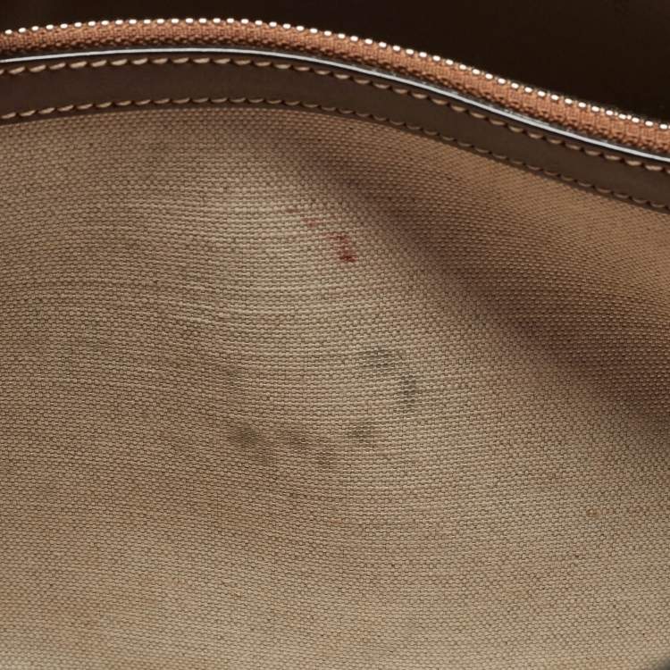 Pre Owned Bally Brown Leather Ahres Shoulder Bag