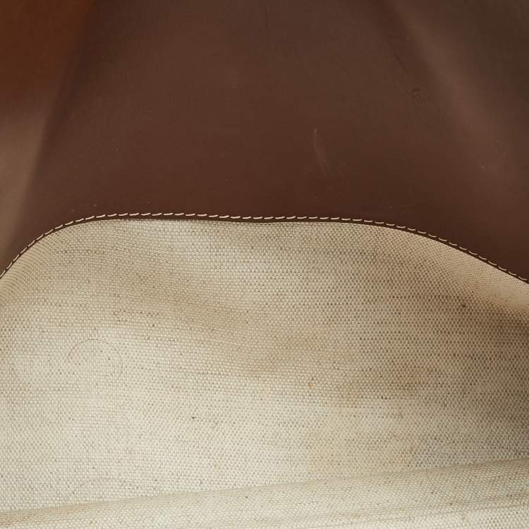 Pre Owned Bally Brown Leather Ahres Shoulder Bag