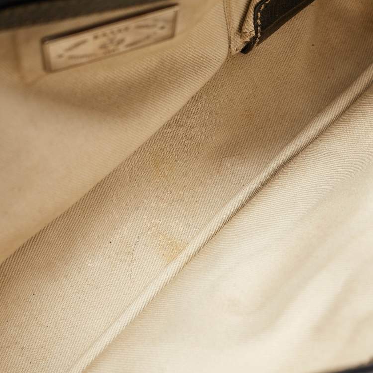 Pre Owned Bally Black Leather Flap Shoulder Bag
