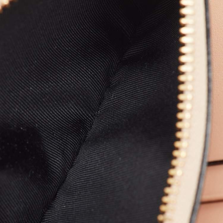 Pre Owned Bally Black Leather Amy  Zip Around French Wallet 