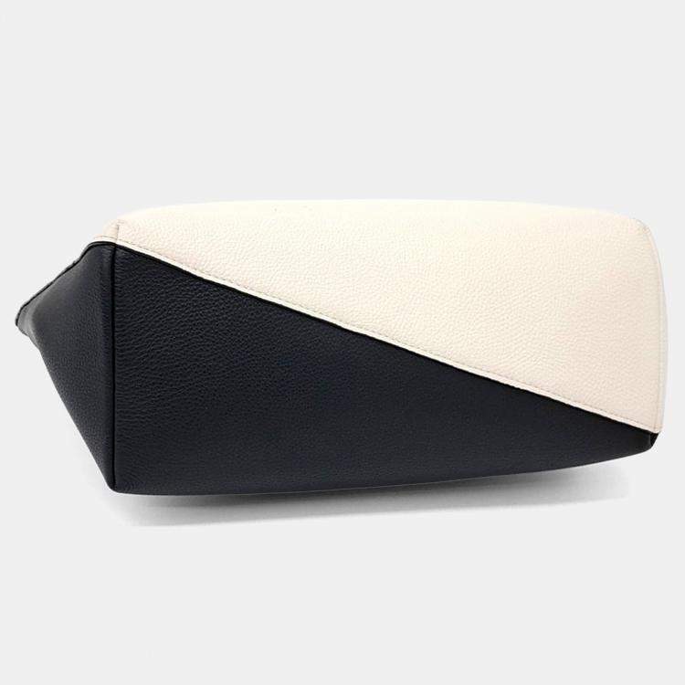 مملوكة مسبقًا Bally Beige Black Leather tote bag