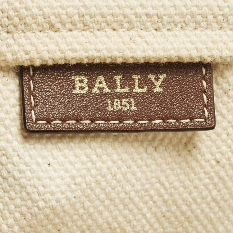 مملوكة مسبقًا حقيبة يد بالي كريستاليا قماش كانفاس كريمي اللون