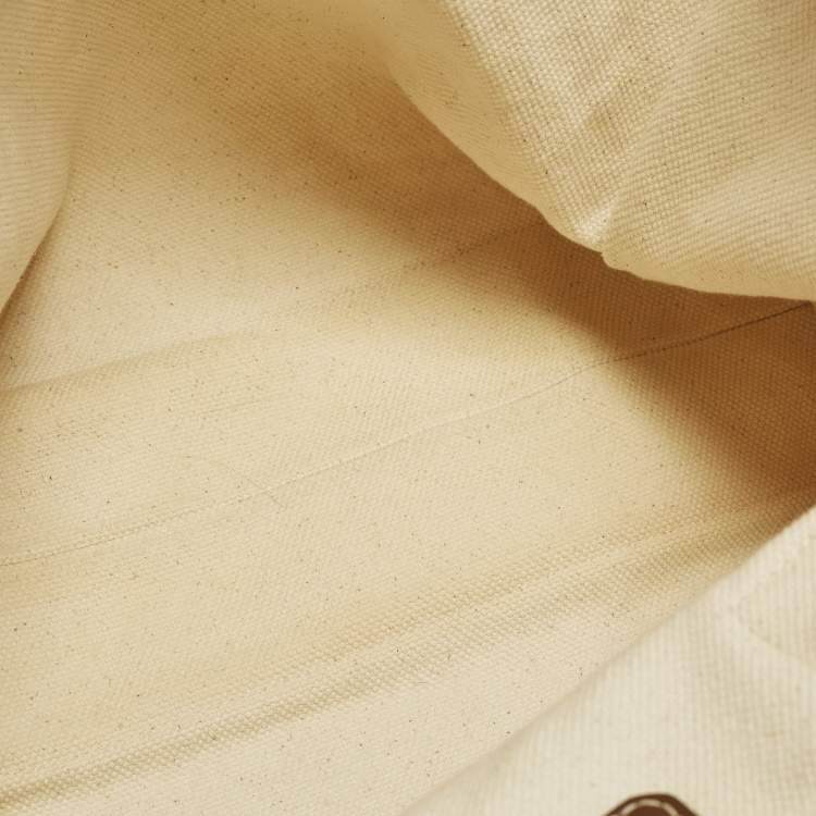 مملوكة مسبقًا حقيبة يد بالي كريستاليا قماش كانفاس كريمي اللون