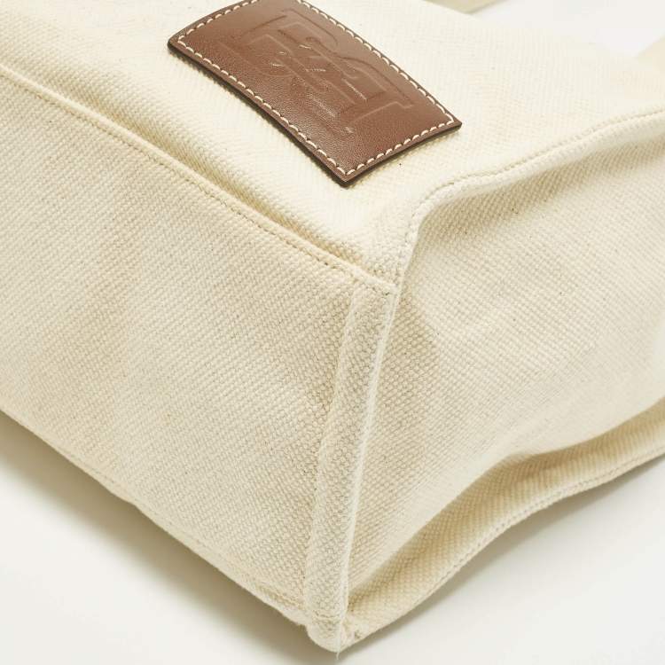 مملوكة مسبقًا حقيبة يد بالي كريستاليا قماش كانفاس كريمي اللون