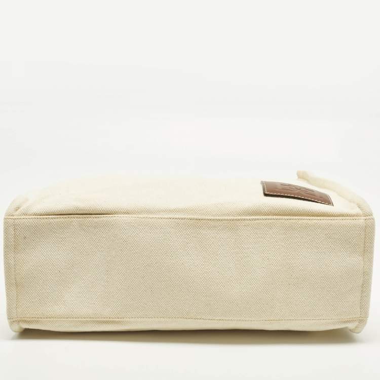 مملوكة مسبقًا حقيبة يد بالي كريستاليا قماش كانفاس كريمي اللون