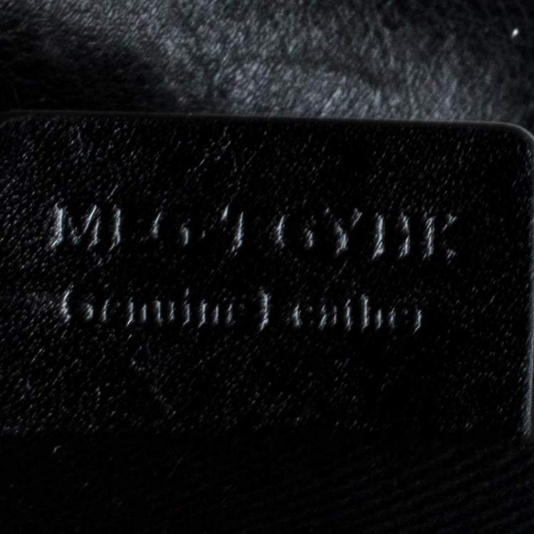 Pre Owned Bally Black Leather Meg T Shoulder Bag 