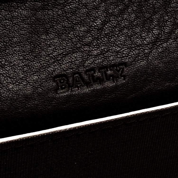 Pre Owned Bally Brown Canvas Damata Long Flap Wallet